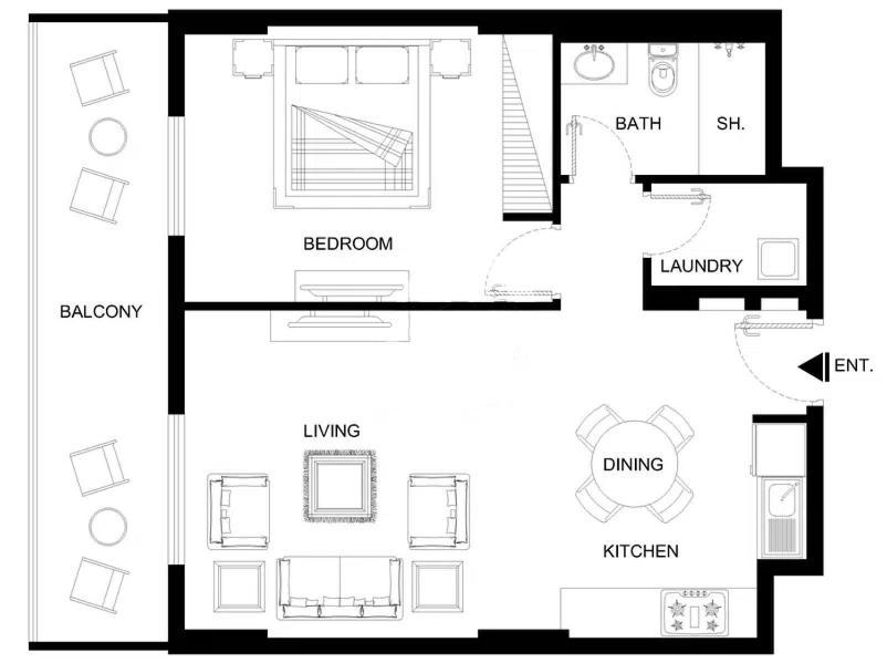 Lux The La Mer By The Sea Suite 4 迪拜 外观 照片